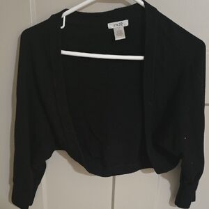 Cache Black Shrug Versatile Top